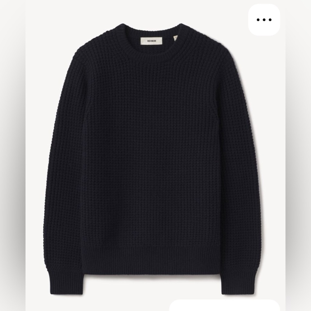 Buck Mason Herdsman Crew in Dark Navy